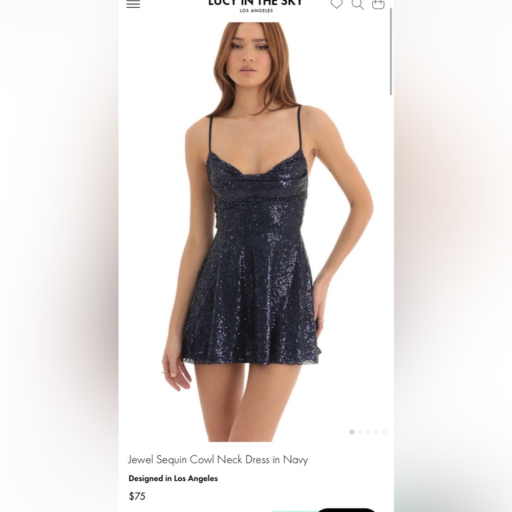Lucy in the Sky Jewel Sequin Dress